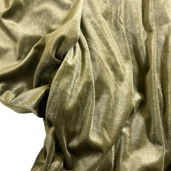 Socialite Jacket Olive Green Velvet Jacket‎ Women’s Size 3X Plus Full Zip - Picture 11 of 11